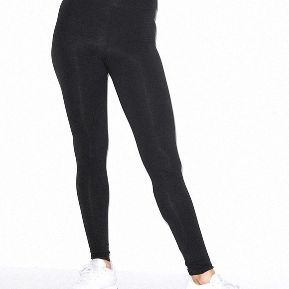 American Apparel Cotton High-Waist Leggings - Picture 4 of 6